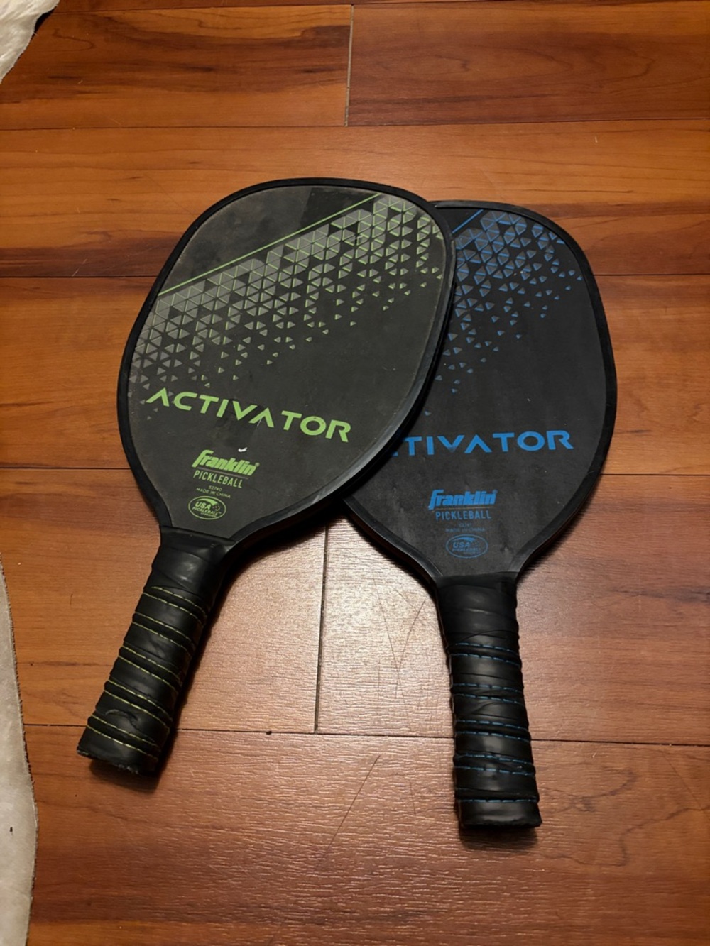 Activator Franklin Pickleball Paddles - Black with Green & Blue